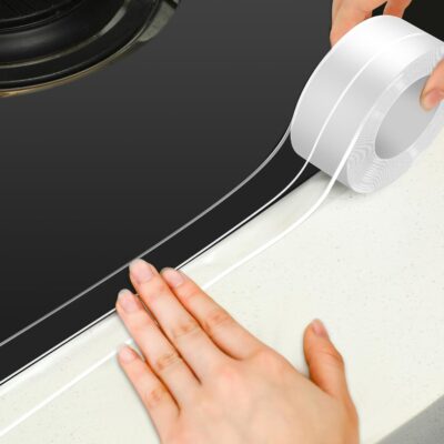 Frienda Clear Waterproof Caulk Strip for Kitchen and Bathroom