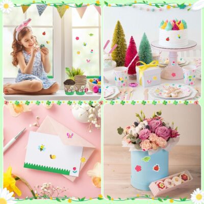 Kids Garden Pot Craft Kit with 190 Foam Stickers - Image 6