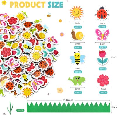 Kids Garden Pot Craft Kit with 190 Foam Stickers - Image 2