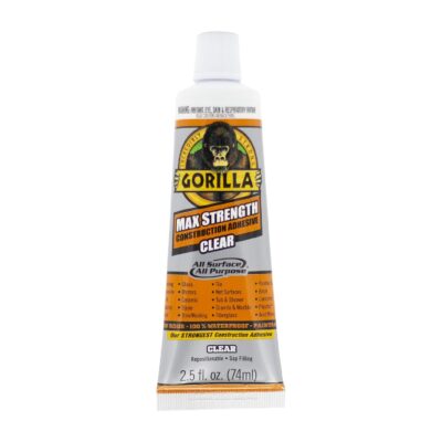 Gorilla Max Strength Clear Adhesive, 2.5 oz Squeeze Tube - Image 2