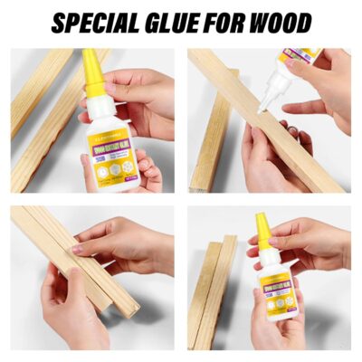 High Strength Clear Wood Glue for Woodworking, Furniture, Crafts - Image 5