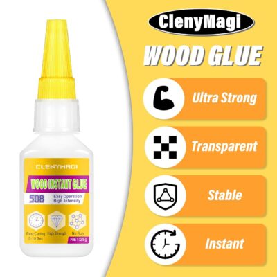 High Strength Clear Wood Glue for Woodworking, Furniture, Crafts - Image 2