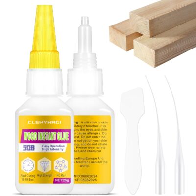 High Strength Clear Wood Glue for Woodworking, Furniture, Crafts