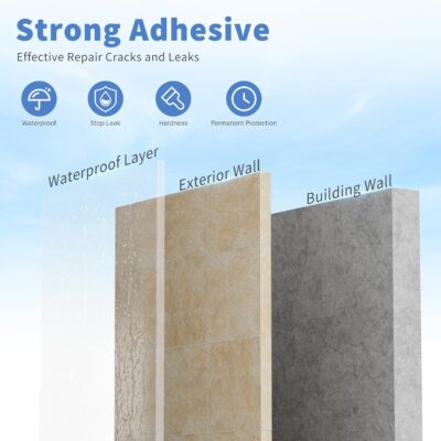 35 oz Waterproof Adhesive for Roofs, Walls, Bathroom & More - Image 5