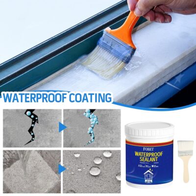 32oz Clear Waterproof Sealant for Indoor & Outdoor Use - Image 2