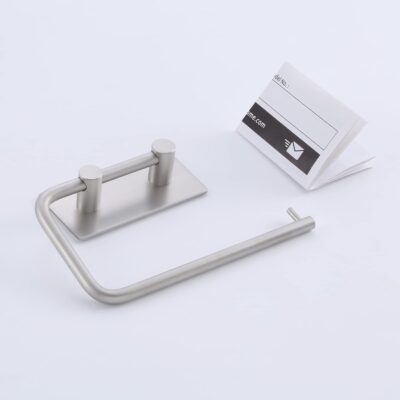 KES Self Adhesive Toilet Paper Holder Stainless Steel Brushed Finish - Image 9