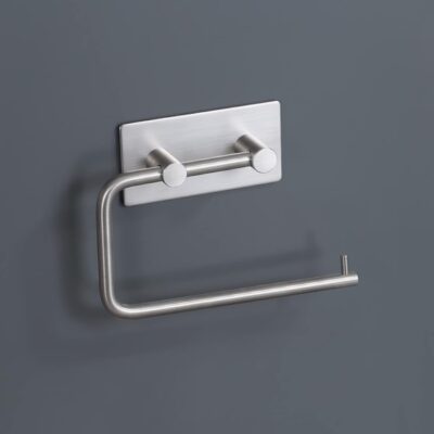 KES Self Adhesive Toilet Paper Holder Stainless Steel Brushed Finish - Image 3