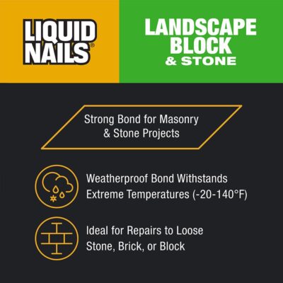 LN-905 Landscape Block Adhesive, Low VOC, 10 oz - Image 2