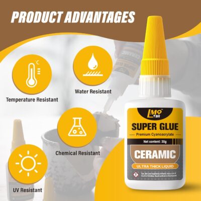 LMQ Ceramic Glue: 30g Super Glue for Various Materials - Image 2