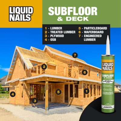 LN902 Subfloor & Deck Adhesive, Low VOC, 28 oz - Image 5