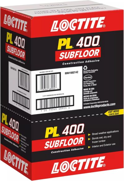 Loctite PL 400 Subfloor Adhesive - 28 oz, Pack of 12 - Image 3