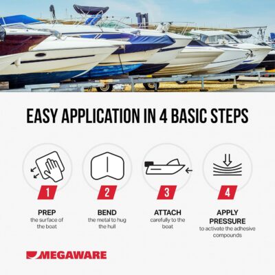 Megaware ScuffBuster Bow Guard: Protects Boats from Scuffs - Image 4