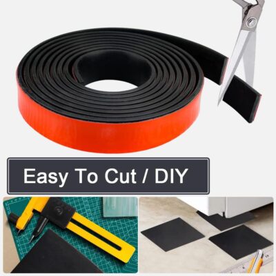 Neoprene Rubber Strips: 1" Wide x 1/8" Thick x 10' Long - Image 5