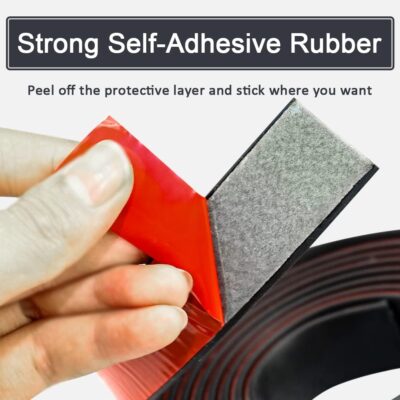 Neoprene Rubber Strips: 1" Wide x 1/8" Thick x 10' Long - Image 4