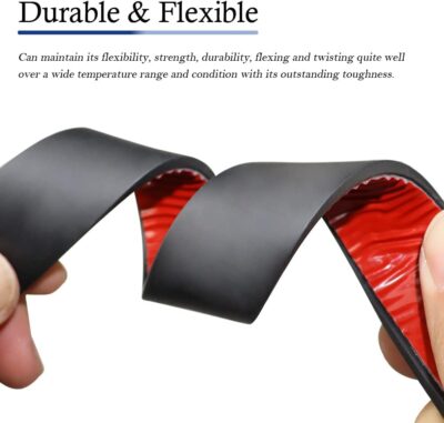 Neoprene Rubber Strips with Adhesive Backing, 1" x 1/8" x 10' - Image 5