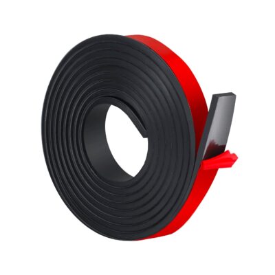 Neoprene Rubber Strips with Adhesive Backing (0.78" x 1/12" x 10')