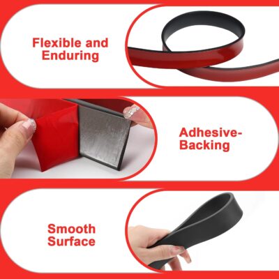 Neoprene Rubber Tape: 1" Wide x 1/8" Thick x 10" Long - Image 6