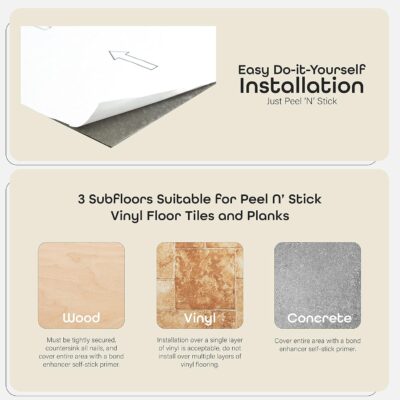 Nexus Vinyl Floor Tiles - Peel & Stick, DIY Flooring - Image 4