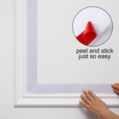 Peel and Stick Flexible Molding Trim, 16.4 ft x 2.0 inch - Image 2