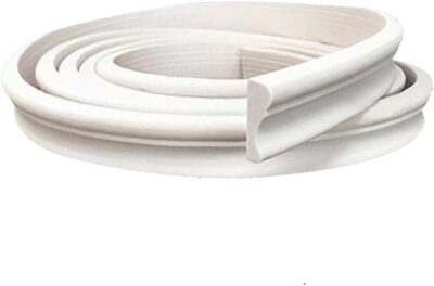 Peel and Stick Flexible Trim for Home Décor, 16ft White - Image 5