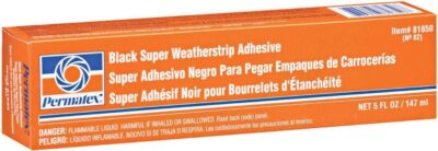 Permatex Black Weatherstrip Adhesive, 5 oz. - Image 2