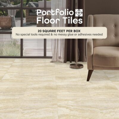 Achim Home Decor Vinyl Floor Tiles - Sandstone Pattern - Image 2