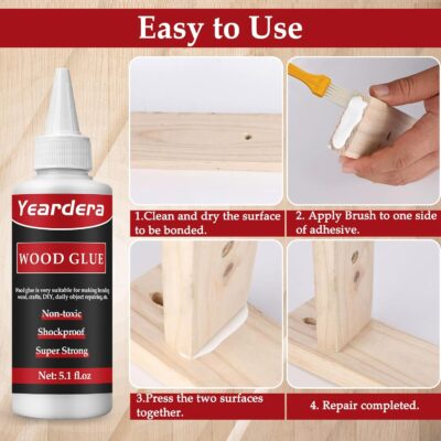 Professional Wood Glue for Furniture Repair and Crafts (150g) - Image 3