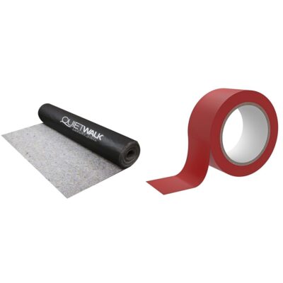 QuietWalk LV Underlayment & Roberts 50-040 Tape Roll