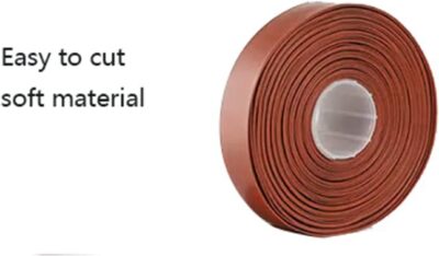 Red Heat Resistant Silicone Rubber Strips - 1" x3.3'x1/8" - Image 3