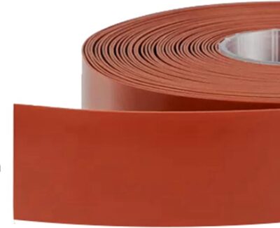 Red Heat Resistant Silicone Rubber Strips - 1" x3.3'x1/8"