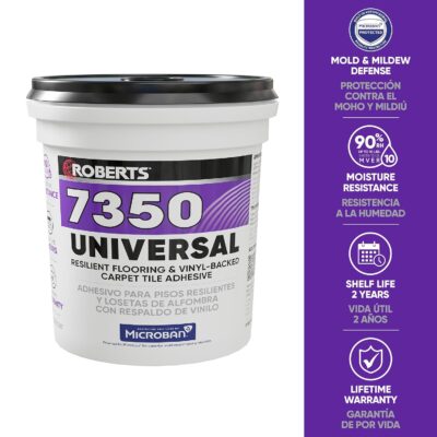 ROBERTS Adhesive for Flooring & Carpet Tiles - 1 Gal. - Image 2