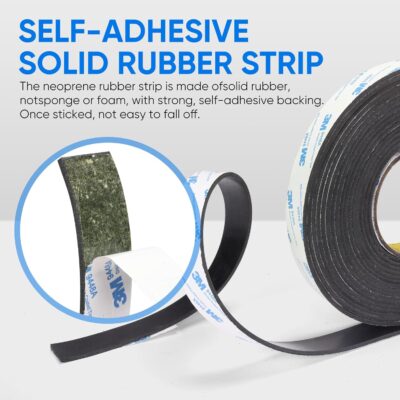 Neoprene Rubber Strips for DIY Gaskets and Anti-Slip Pads - Image 5