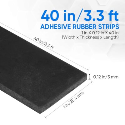 Neoprene Rubber Strips for DIY Gaskets and Anti-Slip Pads - Image 2