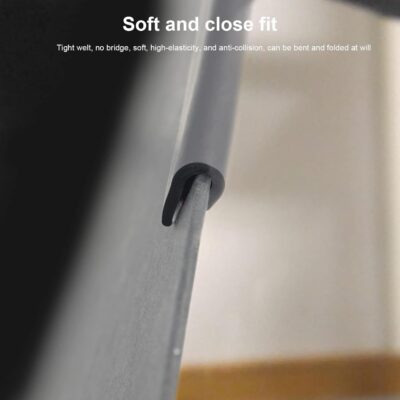 Rubber U Channel with Adhesive for Car Doors, Table Corners - Image 4