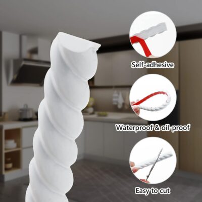 Self-Adhesive Flexible Molding Trim for Home Decor, 16.5 Feet - Image 3