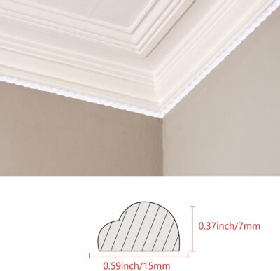 Self-Adhesive Flexible Molding Trim for Home Decor, 16.5 Feet - Image 2