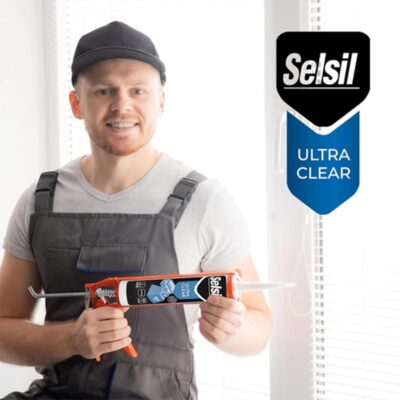 SELSIL Ultra Clear Mounting Adhesive - Indoor/Outdoor Waterproof Sealant - Image 4