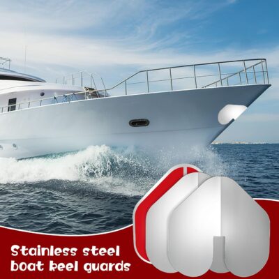 Stainless Steel Boat Bow Protector Set for Scuff Protection - Image 5