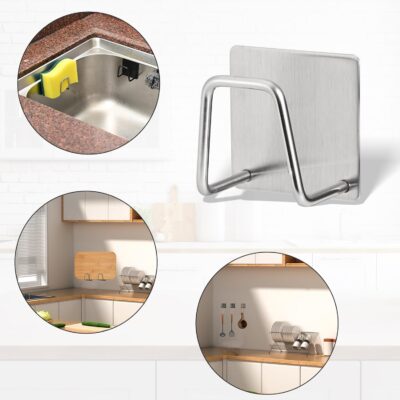 Stainless Steel Sponge Holder for Kitchen Sink - Image 6