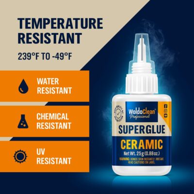 25g Super Glue for Ceramics - Waterproof, High Temperature Resistant - Image 4