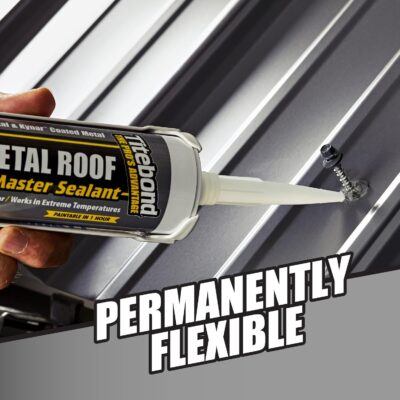 Titebond WeatherMaster Metal Roof Sealant, Silver - Image 8