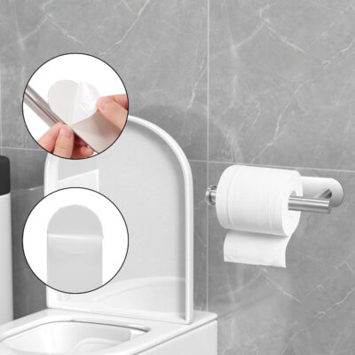 Toilet Paper Holder Adhesive Strips 5PCS - Image 2