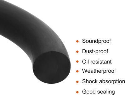 uxcell Nitrile Rubber Seal Strip, 4mm Diameter, 5 Meters - Image 4