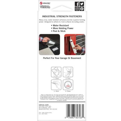 VELCRO Brand Heavy Duty Fasteners | 4x2 Inch Strips | Holds 10 lbs - Image 7