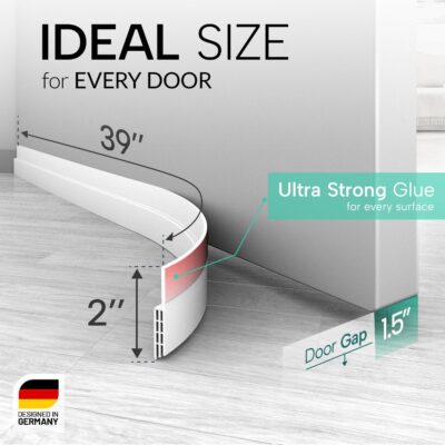 Vellure Door Draft Stopper: Premium Energy-Saving Door Seal - Image 2