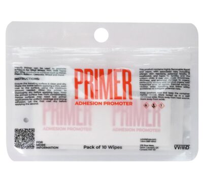 VViViD Primer Adhesive Promoter (2 ML Wipes - 10 Pack) for Various Surfaces - Image 6