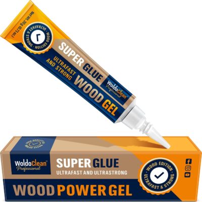 Water-resistant Super Glue Gel for Wood and Furniture Bonding