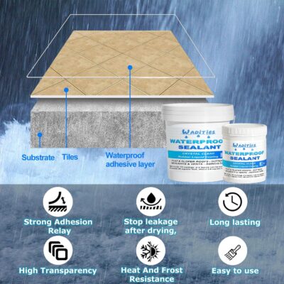 Clear 2L Waterproof Sealant for Indoor and Outdoor Use - Image 5