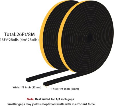 Weather Stripping Seal Strip for Doors and Windows - Image 5