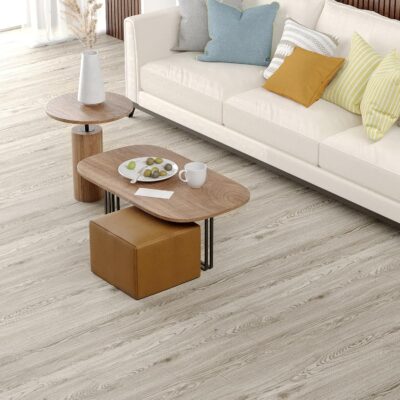 WIFEA Wood Grain Vinyl Flooring Roll, 23.6"x118", Light Brown - Image 6